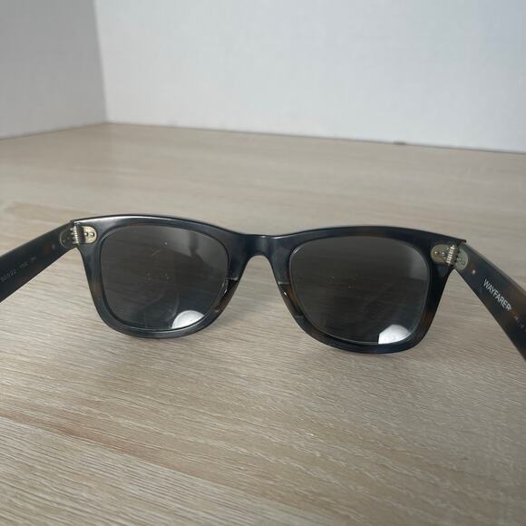 Ray-Ban RB2140 1277/71 Wayfarer Sunglasses Tortoise FRAMES 50-22-150 WIDE ARM - Picture 8 of 9